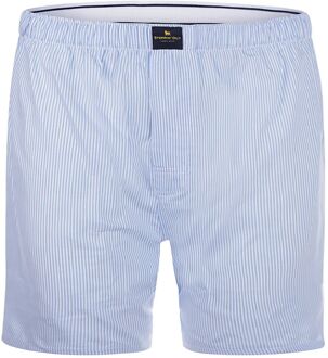 Boxershort Poplin Strepen Lichtblauw