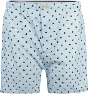Boxershort Print Leeuw Lichtblauw - S