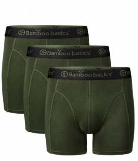 boxershort Rico met bamboe (set van 3) donkergroen - XXL