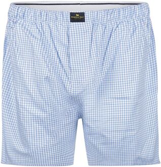Boxershort Ruit Lichtblauw - S