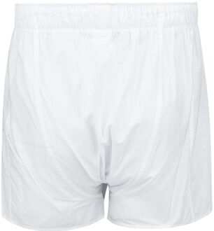 Boxershort Solid Poplin Wit - L,M,S