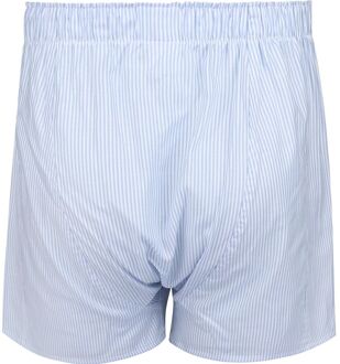 Boxershort Striped Oxford Blauw