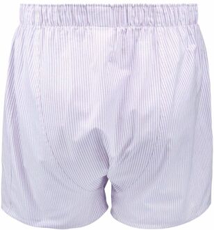 Boxershort Striped Oxford Paars
