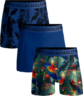 Boxershorts 3-Pack Papagayo Blauw - M,XXL