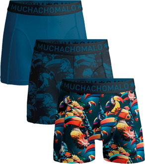 Boxershorts 3-Pack Toucan Blauw - M,XL