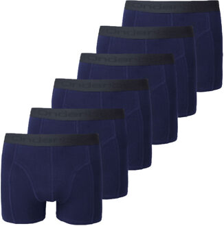 boxershorts 6-pack blauw - S
