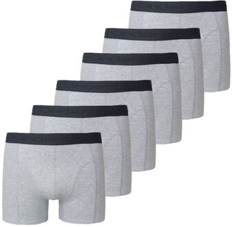 boxershorts 6-pack grijs - XL