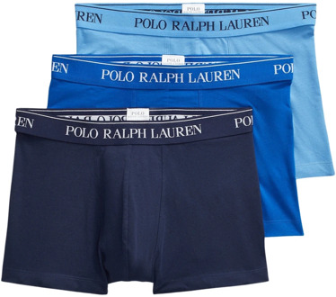 Boxershorts met logoband in 3-pack Blauw - XL