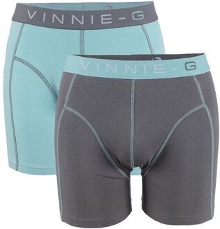 boxershorts Mint Light - Grey 2-Pack-S