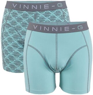 boxershorts Mint Light - Print 2-Pack-S