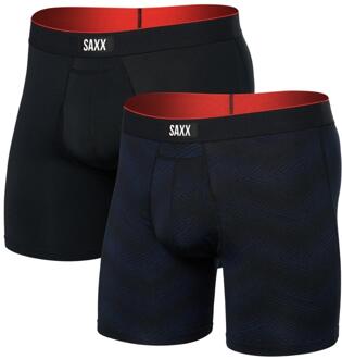 Boxershorts Multi-Sport Mesh - 2-pack- Full Tilt Chevron / Black-XL Zwart - XL