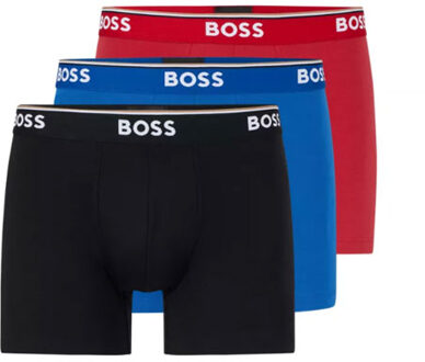 boxershorts Power 3-pack rood-blauw-zwart - M
