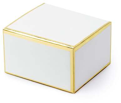 Boxes, wit, 6x3.5x5.5cm (1 zakje met 10 stuks)