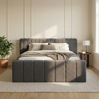 Boxspring Amour Rituals - Teddy - Antraciet - Dekbed-Discounter.nl - 140 x 200 cm