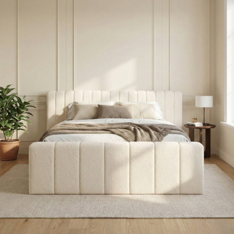 Boxspring Amour Rituals - Teddy - Crème - Dekbed-Discounter.nl