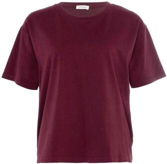 Boxy T-shirt Fizvalley  bordeaux - S,