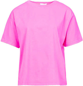 Boxy T-shirt Fizvalley  roze - M,L,