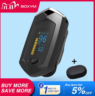 BOXYM Medical Rechargeable Finger Pulse Oximeter OLED blood oxygen Heart Rate Monitor Oximetro De Dedo SpO2 Pulsioximetro