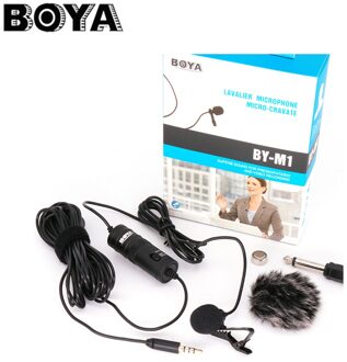 Boya BY-M1 Pro Lavalier Microfoon-10dB Monitor 6M Mic Voor Iphone Huawei Oppo Vivo Xiaomi Smartphone Pc Camera audio Recorder