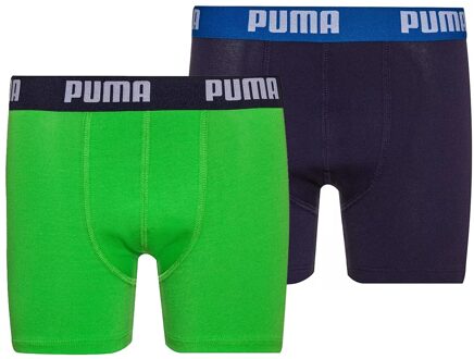 Boys Basic Boxer 2P - 2-Pack Boxershorts Blauw - 164