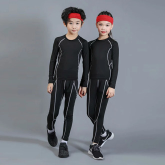 Boys Ski In Winter Thermal Underwear Sets Kids Functional Shirts And Pants Girls Sports Set Kids Quick Dry Shirts and pant