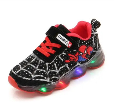 Boys Sneaker Girls Spiderman Kids Led Shoes With Lights Sneaker 2020 Spring Autumn Shoes Children Toddler Baby Girl Shoes