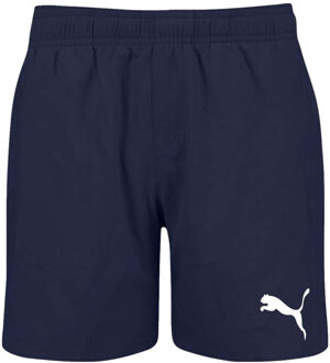 Boys Swim Mid Lenght Short - Zwembroek Jongens Navy - 128