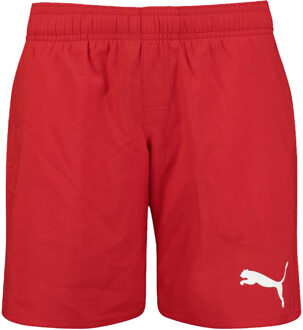 Boys Swim Mid Length Short - Rode Zwembroek Jongens Rood - 116