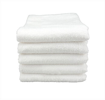 Boyzz & girlzz subli-me badstof handdoek met capuchon - maat One size Wit