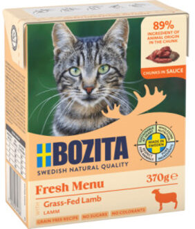 Bozita 24x370g stukjes in Saus met Lam Bozita Kattenvoer