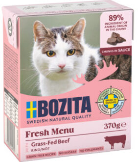 Bozita Brokjes in Saus - Rund - Kattenvoer - 16 x 370 g