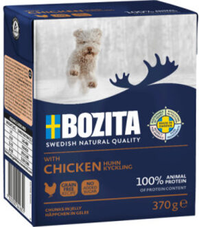 Bozita Hapjes in Gelei 24 x 370 g Hondenvoer - Kip