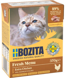 Bozita Hapjes in Gelei - met extra Kip - 16 x 370 g