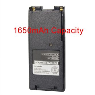 BP210 BP-210N BP-209 1800mAh NI-MH batterij voor ICOM IC-V8 IC-V82 IC-A24 IC-A6 IC-F3G IC-F30 IC-F40 IC-F11 IC-F22 IC-F4G Radio 1650mAh Capacity