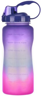 Bpa Gratis Outdoor Sport Water Flessen Gym Lekvrije -Proof Draagbare Shaker Outdoor Reizen Waterkoker Plastic Drink water