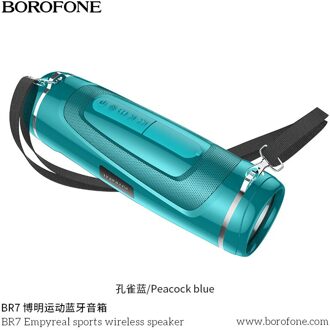 BR7 Sport Bluetooth Speaker 5 Kleur Gemengde Outdoor Subwoofer Bluetooth Speaker pauw blauw