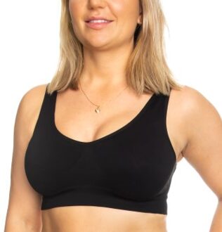 Bra Top Wide Straps * Actie * Zwart,Grijs,Roze,Wit,Blauw - Small,Medium,Large,X-Large