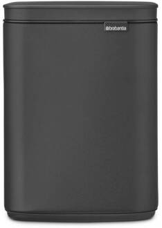 Brabantia Bo Waste Bin - 4 l - Mineral Infinite Grey Grijs