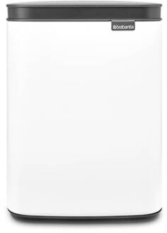 Brabantia Bo Waste Bin, 4L - White Wit