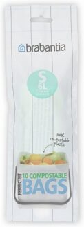Brabantia Composteerbare Vuilniszakken Code S - 6 Liter (10 stuks)