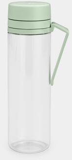 Brabantia Make & Take waterfles met zeef 0,5 liter - Jade Green Transparant