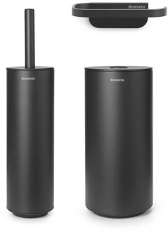 Brabantia MindSet Toiletaccessoires - Set van 3 - Grijs