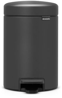 Brabantia NewIcon Mineral Pedaalemmer 3 Liter Grijs