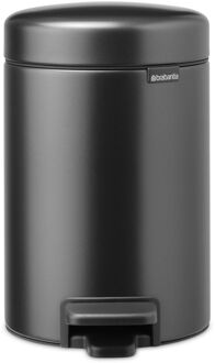 Brabantia NewIcon Pedaalemmer - 3 l Grijs