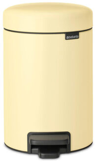 Brabantia NewIcon Pedaalemmer - 3 liter - kunststof binnenemmer - mellow yellow 233760