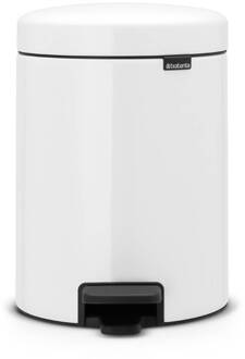 Brabantia NewIcon Pedaalemmer 4 Liter (2 x 2 Liter) Wit