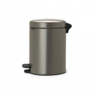 Brabantia NewIcon Pedaalemmer 5 Liter Grijs