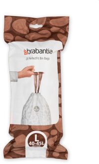 Brabantia Perfectfit afvalzak L 45 liter 20 stuks