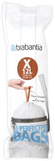 Brabantia PerfectFit vuilniszakken 10-12 L (Type X)