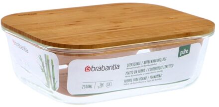 Brabantia Pure Ovenschotel / Voorraaddoos 2300 ml Transparant